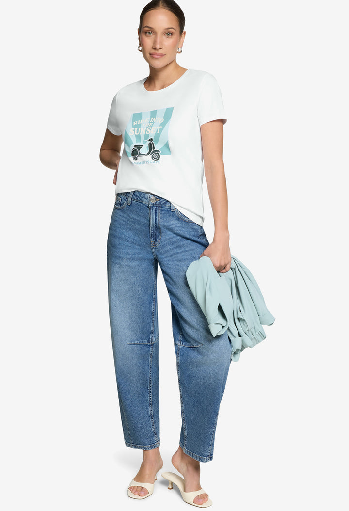 Printed Cotton T-Shirt