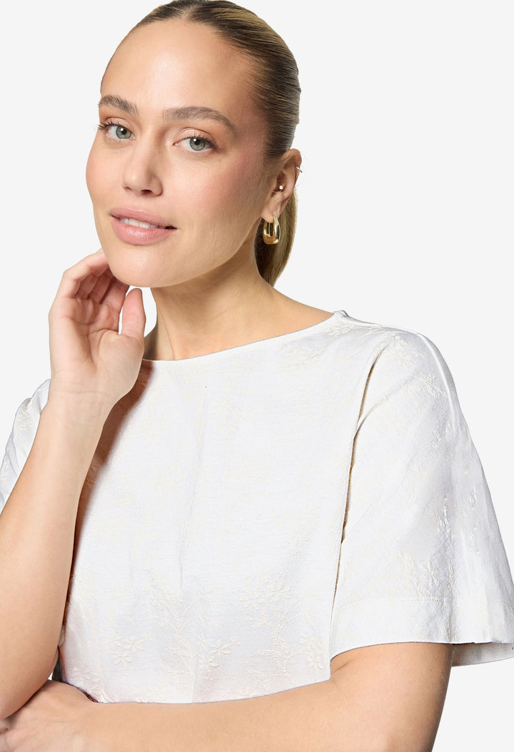 Embroidered Cotton T-Shirt
