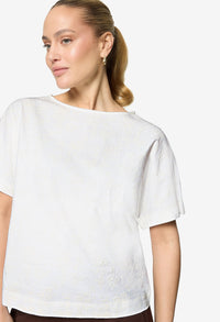 Embroidered Cotton T-Shirt