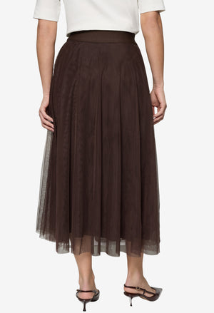 Tulle Midi Skirt