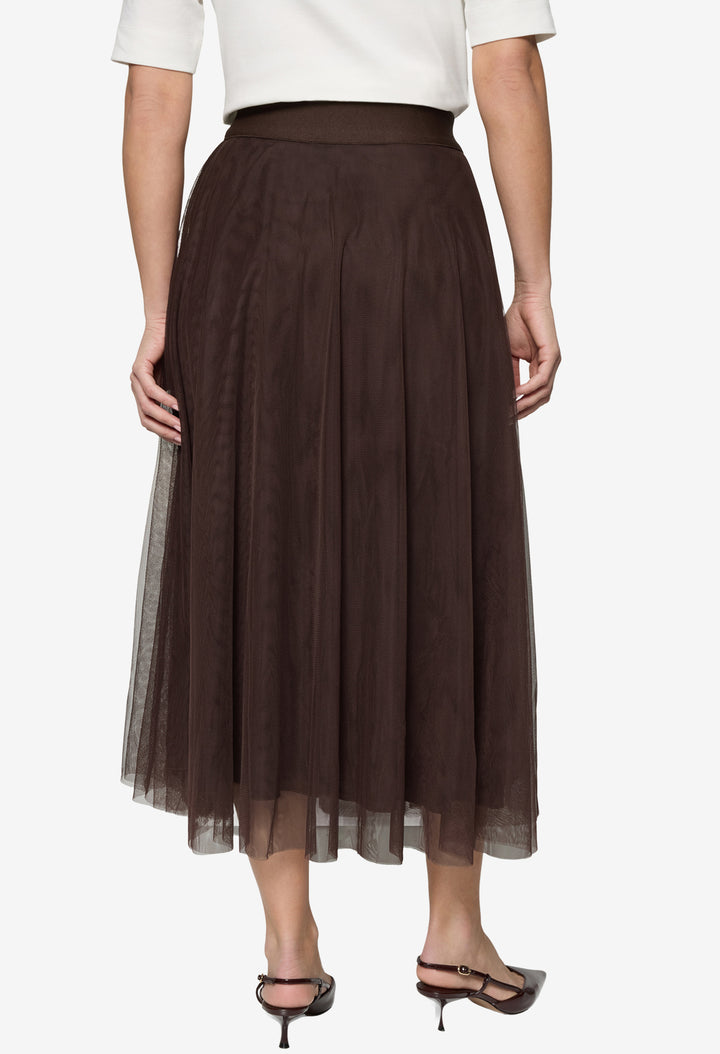 Tulle Midi Skirt