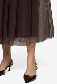Tulle Midi Skirt