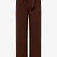 Wide Leg Belted Trousers