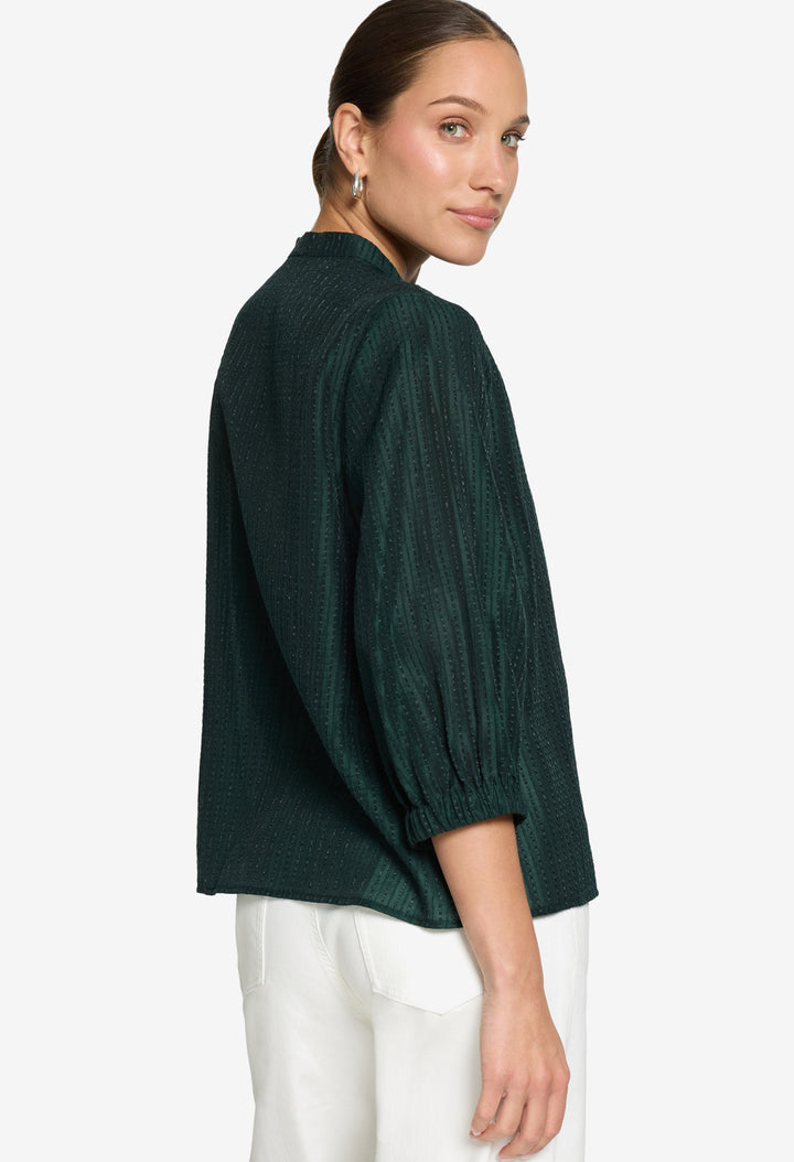 Textured Slip On Blouse