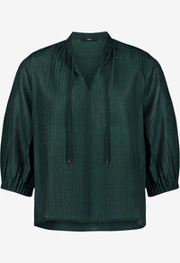 Textured Slip On Blouse