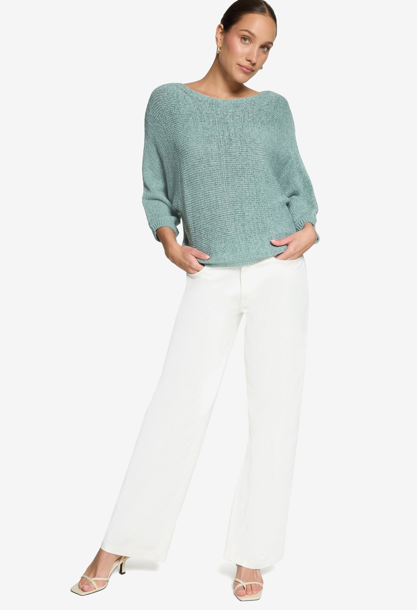 Batwing Sleeve Knit Jumper