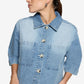 3/4 Sleeve Denim Shirt