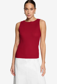 Sleeveless Ribbed Top