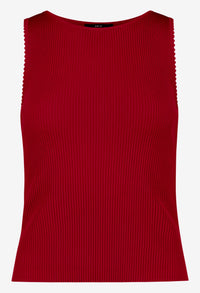 Sleeveless Ribbed Top