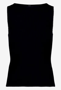 Sleeveless Ribbed Top