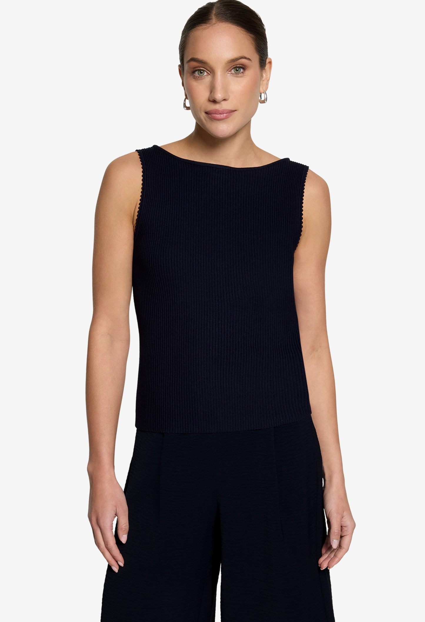 Sleeveless Ribbed Top