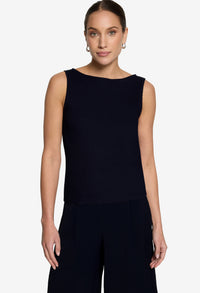 Sleeveless Ribbed Top