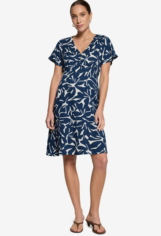Floral Print Short Dress