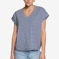 Striped V-Neck T-Shirt