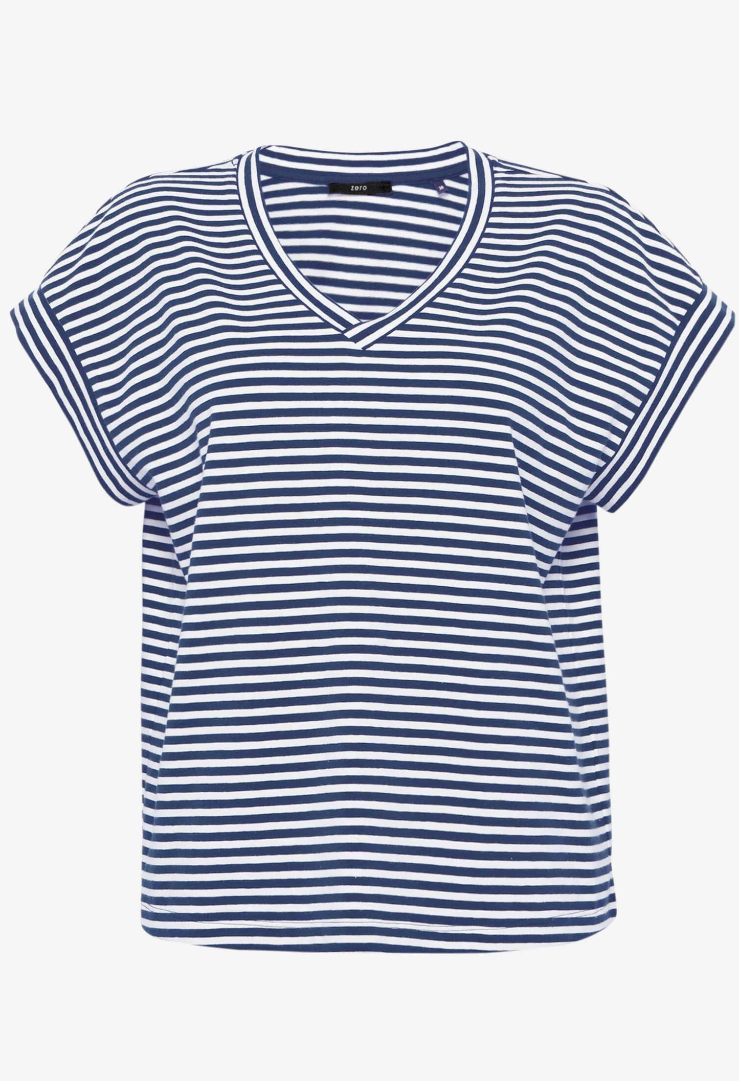 Striped V-Neck T-Shirt