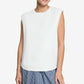 white trimmed top