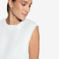 Trim Detail Sleeveless Top