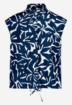 Floral Sleeveless Shirt