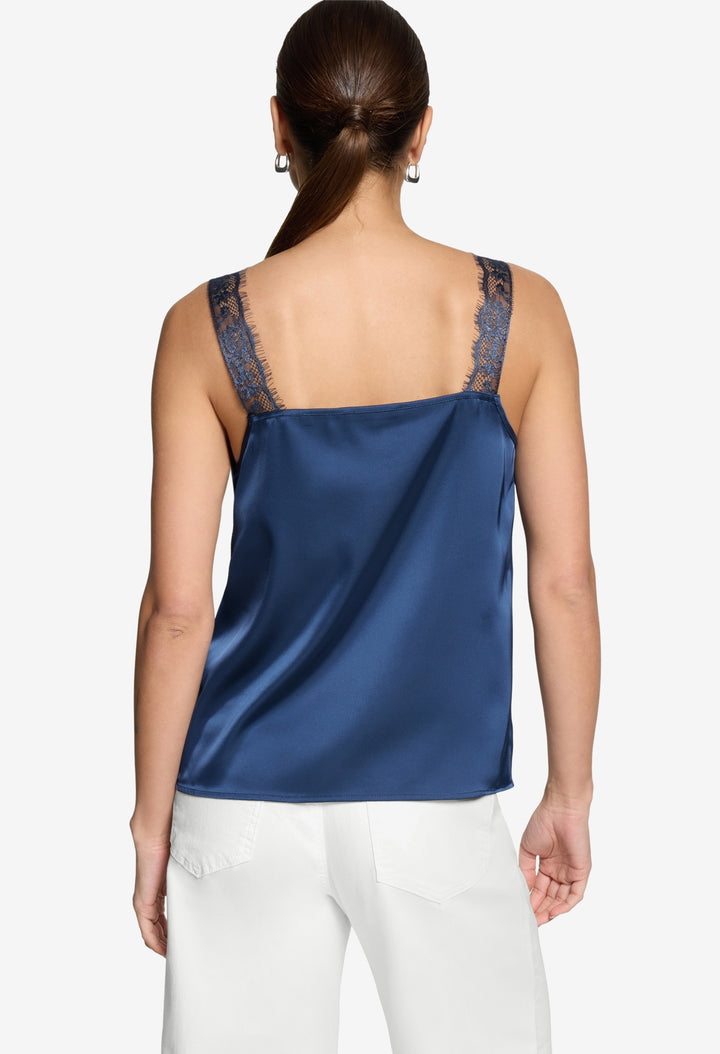 Lace Detail Satin Cami