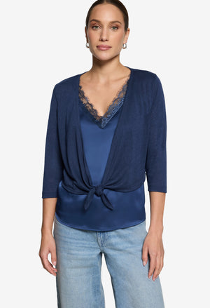 Tie Front Bolero