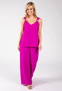 Cleo Gold Detail Sleeveless Co-Ord