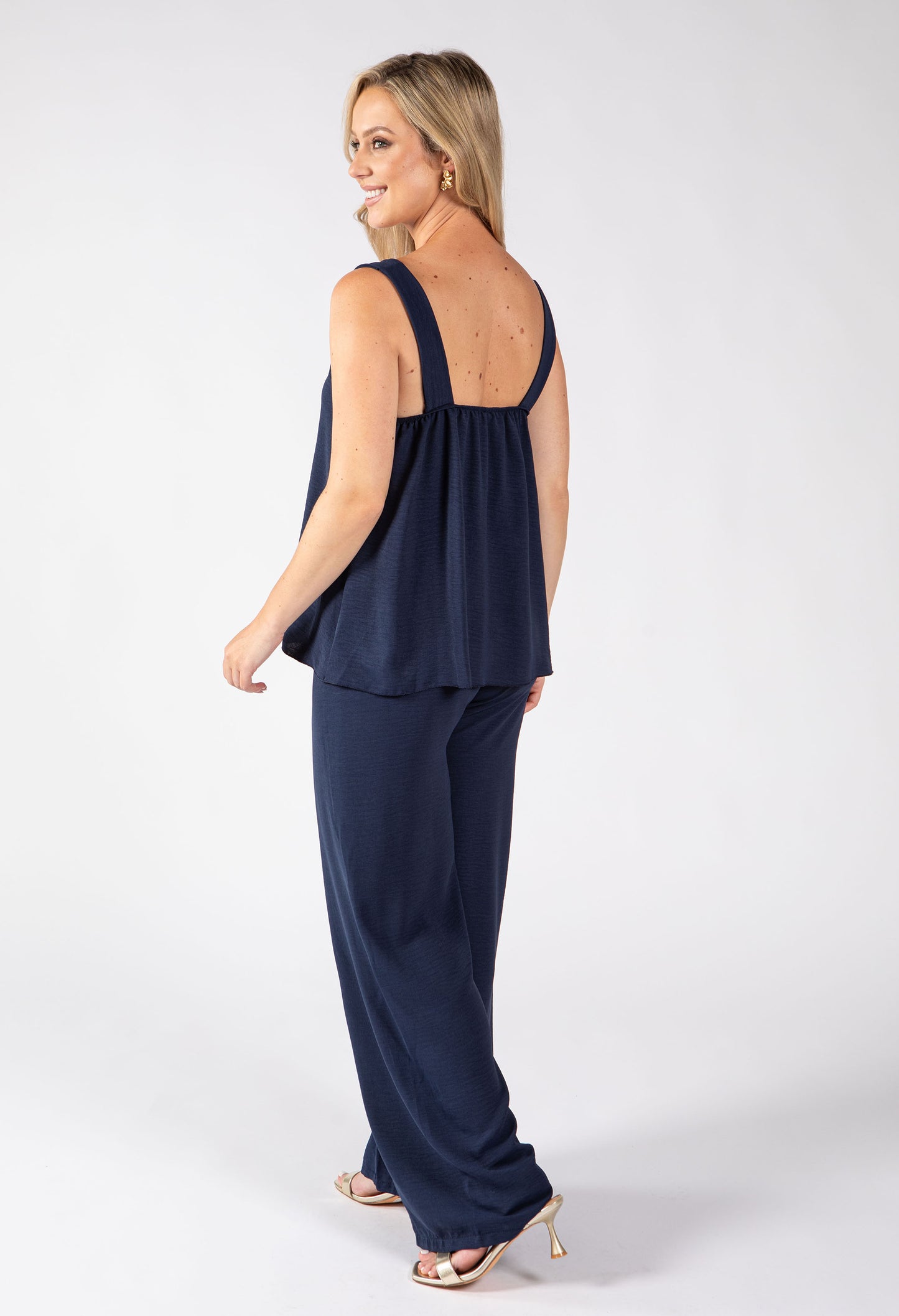 Cleo Gold Detail Sleeveless Co-Ord