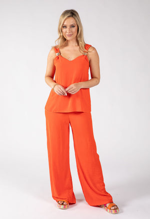 Cleo Gold Detail Sleeveless Co-Ord