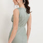 V-Neck Satin Maxi Dress