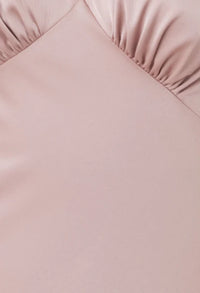V-Neck Satin Maxi Dress