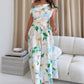 Betty Asymmetric Floral Print Midi Dress