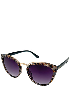 Rounded Cat-eye Sunglasses