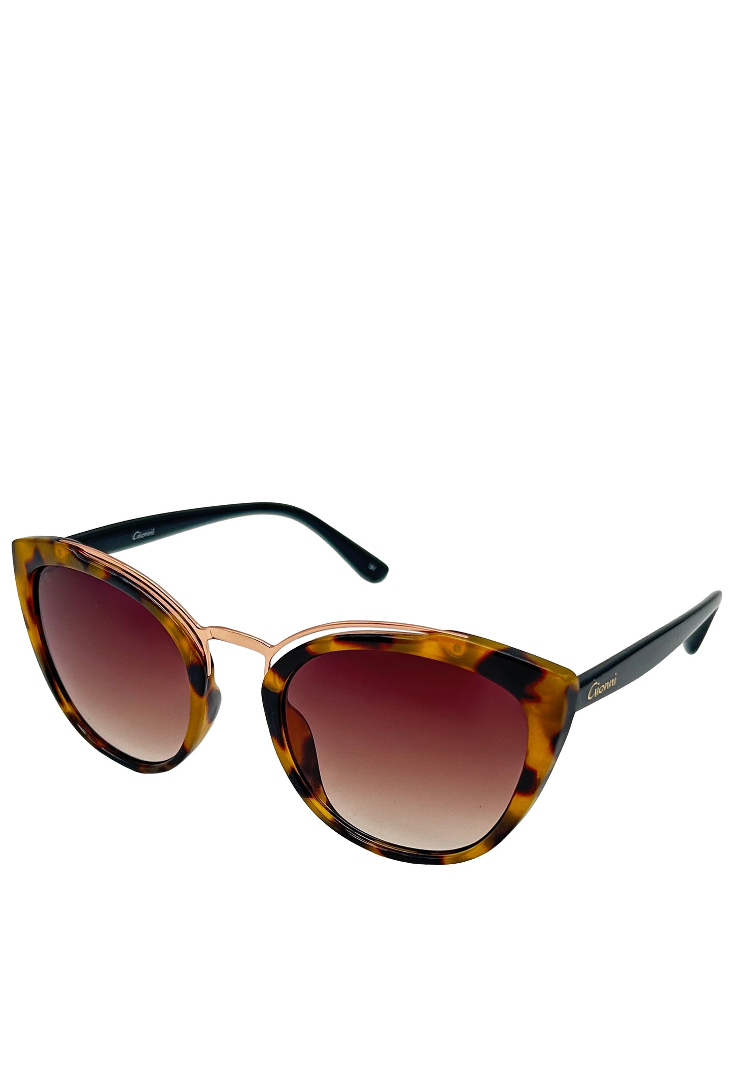 Rounded Cat-eye Sunglasses