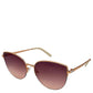 Half Frame Aviator Sunglasses