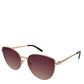 Half Frame Aviator Sunglasses