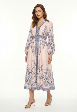 Floral Print Midi Dress