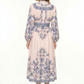 Floral Print Midi Dress