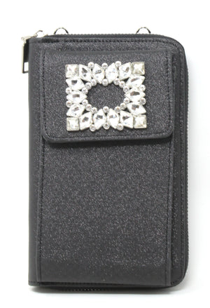 Diamante Mini Crossbody Bag