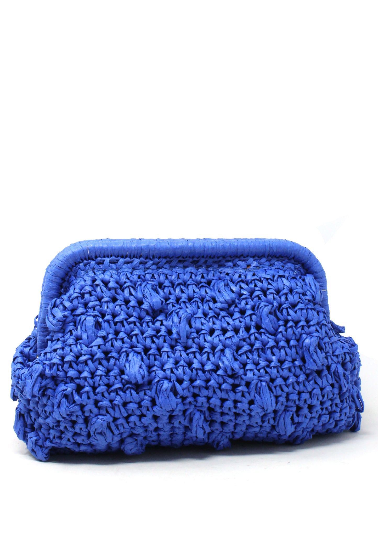 Woven Straw Clutch Bag