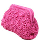Woven Straw Clutch Bag