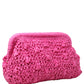 Woven Straw Clutch Bag