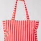Striped Towel Tote Bag