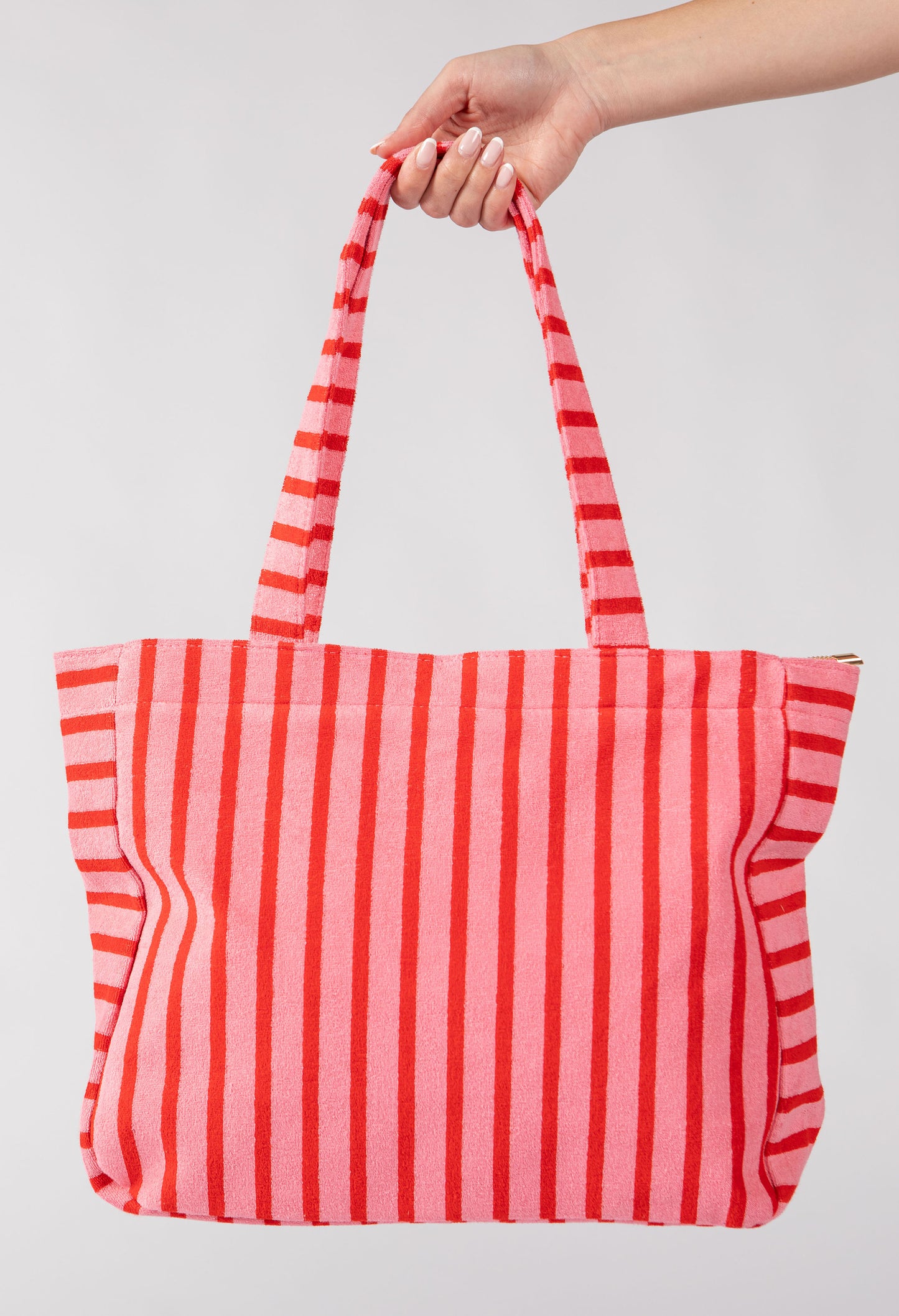 Striped Towel Tote Bag