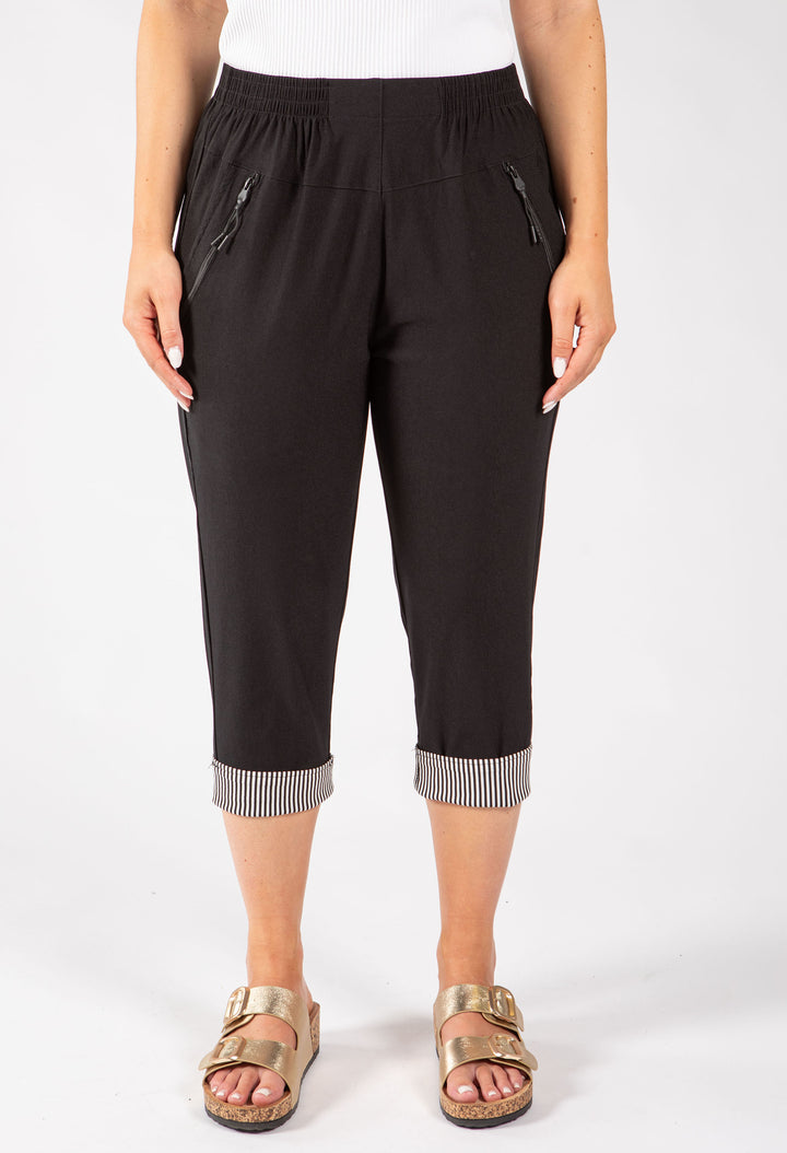 Pull On Capri Trousers