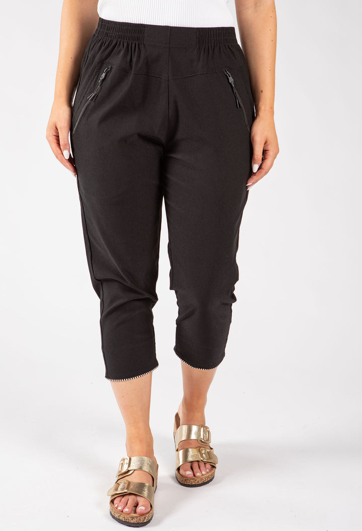 Pull On Capri Trousers