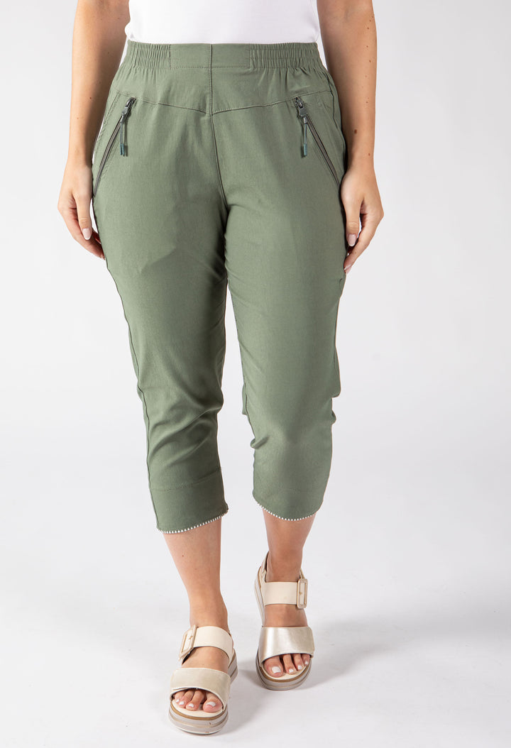 Pull On Capri Trousers