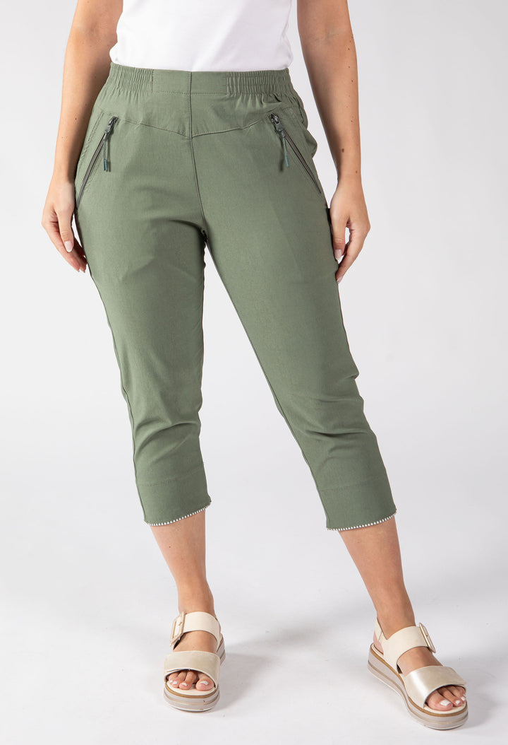 Pull On Capri Trousers