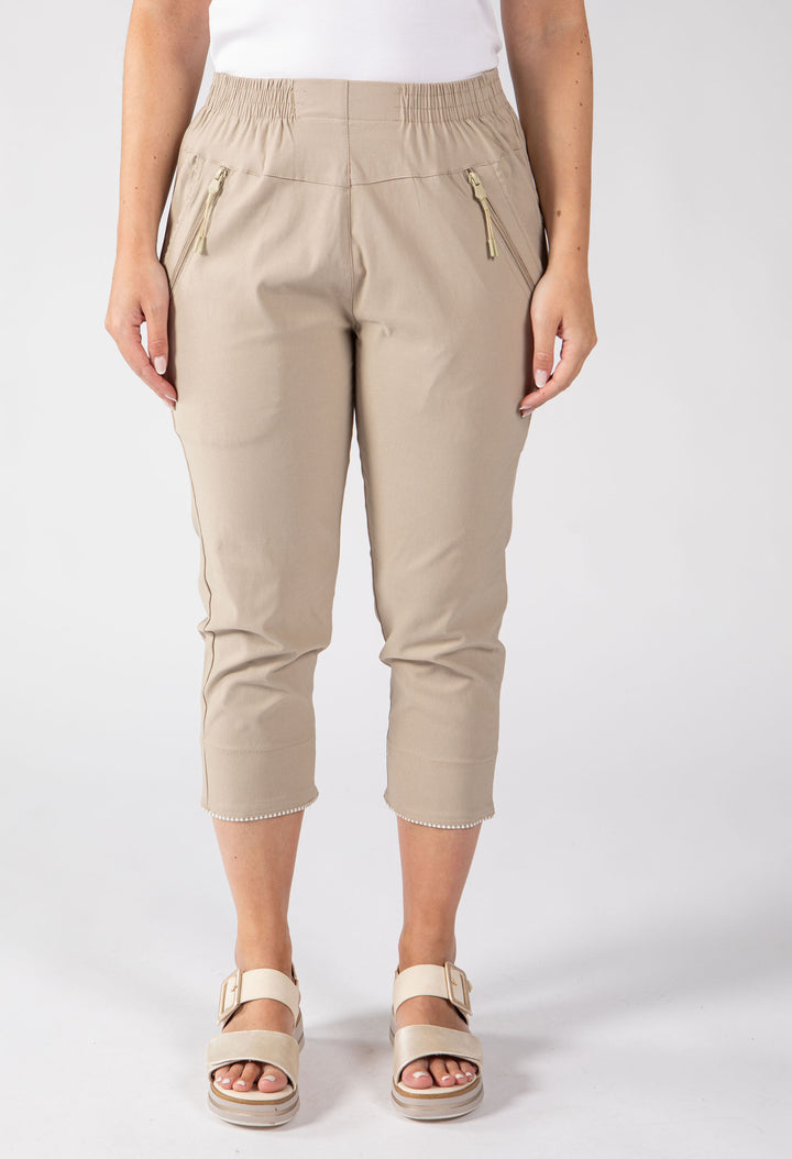 Pull On Capri Trousers