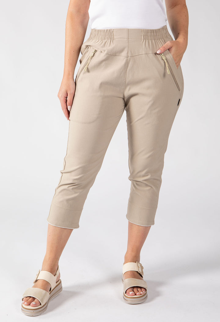 Pull On Capri Trousers