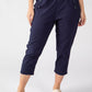 Pull On Capri Trousers
