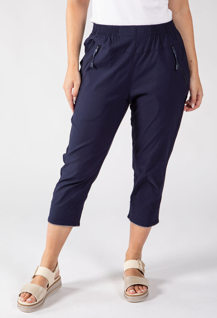 Pull On Capri Trousers